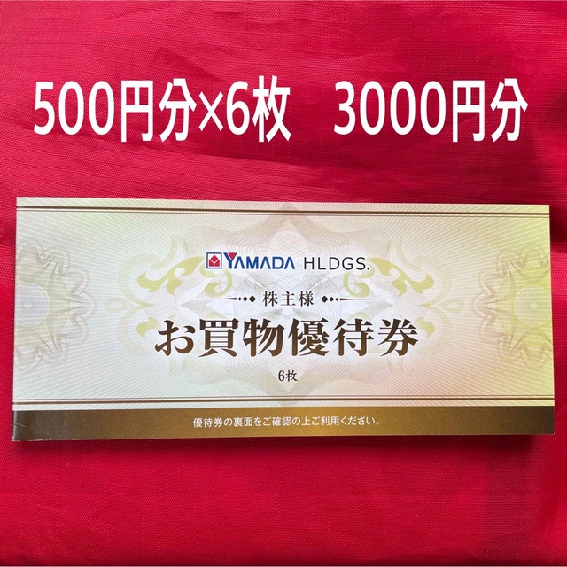 UNISEX S/M 最新 ヤマダ電機(YAMADA) 株主優待券 3000円分 - 通販