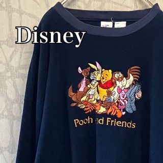 ディズニー(Disney)の【激レア】ディズニー　スウェット　フリース　プーさん　ゆるだぼ　くまのプーさん(スウェット)