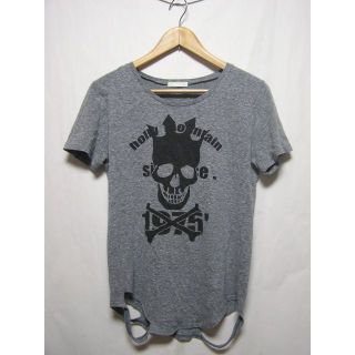 アンドエー(And A)のAnd A(アンドエー) ダメージ加工 スカル Tシャツ(Tシャツ/カットソー(半袖/袖なし))