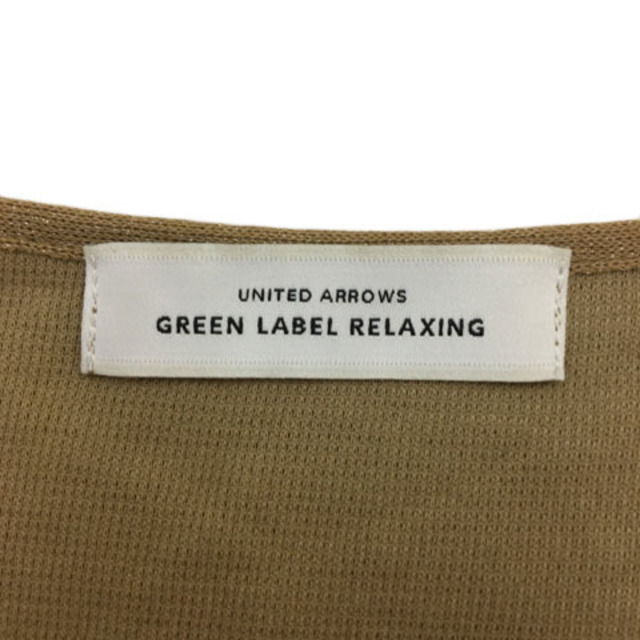 UNITED ARROWS green label relaxing(ユナイテッドアローズグリーンレーベルリラクシング)のグリーンレーベルリラクシング ユナイテッドアローズ セーター 七分袖 ベージュ レディースのトップス(ニット/セーター)の商品写真