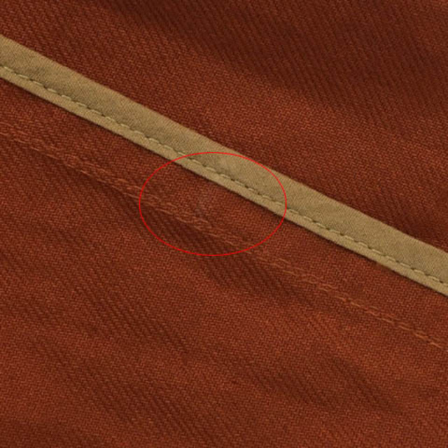 pour la frime(プーラフリーム)のプーラフリーム コート トレンチ ロング ライナー ベルト 長袖 1 オレンジ レディースのジャケット/アウター(トレンチコート)の商品写真