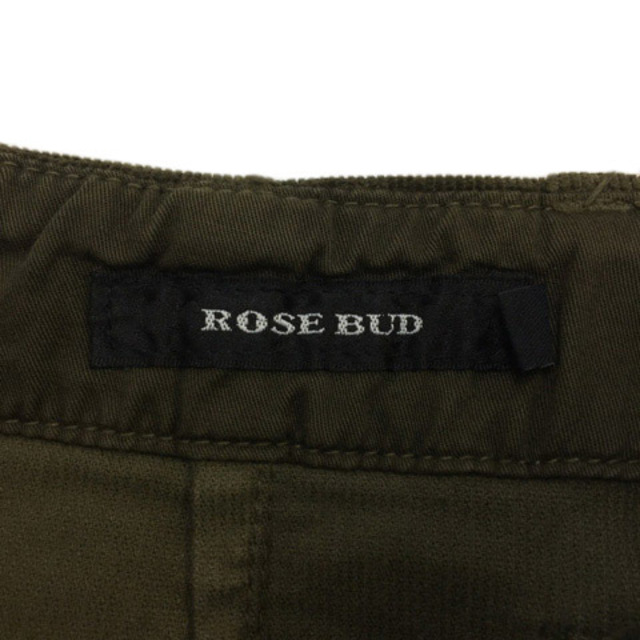 ROSE BUD(ローズバッド)のローズバッド スカート タイト ミモレ 膝下 コーデュロイ スリット 1 緑 レディースのスカート(ひざ丈スカート)の商品写真