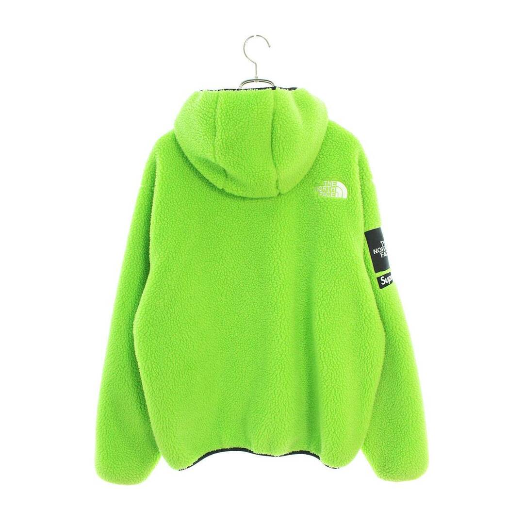 シュプリーム ×ノースフェイス/THE NORTH FACE 20AW S Logo Hooded Fleece Jacket  Sロゴフーデッドフリースジャケットブルゾン メンズ L