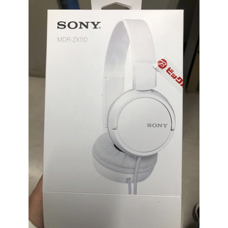 SONY MDR-ZX110(W)(ヘッドフォン/イヤフォン)