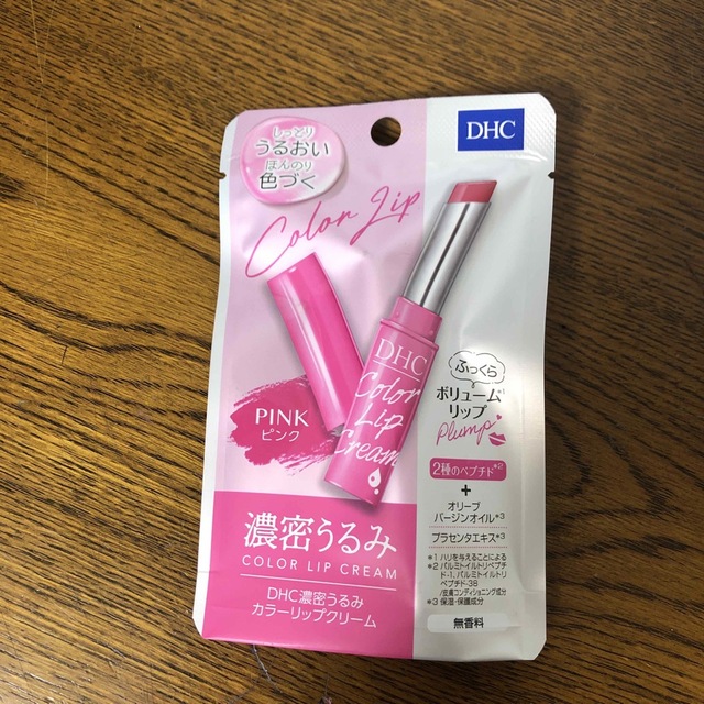 DHC(ディーエイチシー)の【未開封】DHC 濃密うるみ カラーリップクリーム ピンク(1.5g) コスメ/美容のスキンケア/基礎化粧品(リップケア/リップクリーム)の商品写真