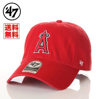 フォーティセブン(47 Brand)の【新品】47BRAND キャップ エンゼルス 帽子 赤 メンズ レディース(キャップ)