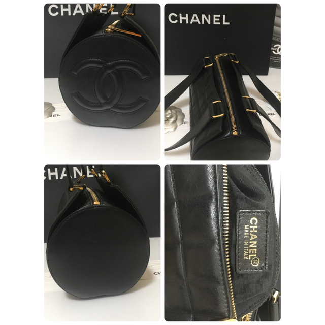 CHANEL(シャネル)の専用♡美品 ★シャネル ミニボストン バッグ ココマーク チョコバー 正規品 レディースのバッグ(ショルダーバッグ)の商品写真