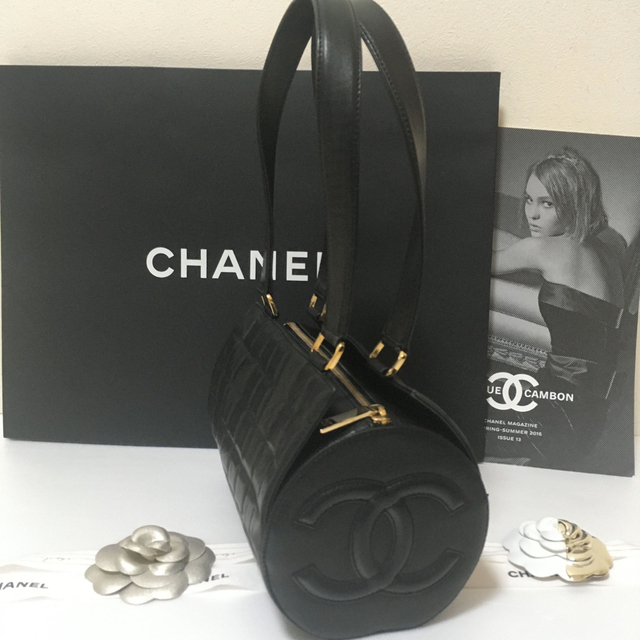 CHANEL(シャネル)の専用♡美品 ★シャネル ミニボストン バッグ ココマーク チョコバー 正規品 レディースのバッグ(ショルダーバッグ)の商品写真