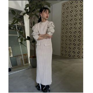 タグ付AmerivintageGENTLEWOMANOVERLAP DRESS