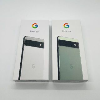 グーグルピクセル(Google Pixel)の【新品未開封】Google Pixel 6a 128GB グリーン ホワイト(スマートフォン本体)