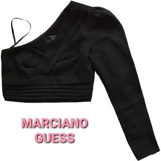 ゲス(GUESS)の大変美品　MARCIANO GUESS　攻めてるアシンメトリーブラウス(シャツ/ブラウス(半袖/袖なし))