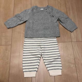 ベビーギャップ(babyGAP)のGAP ニットセットアップ　70cm baby GAP(ニット/セーター)