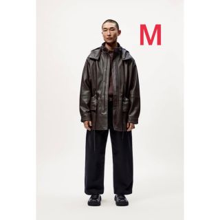 ザラ(ZARA)のZARA STUDIO NICHOLSON レザージャケット M(ライダースジャケット)