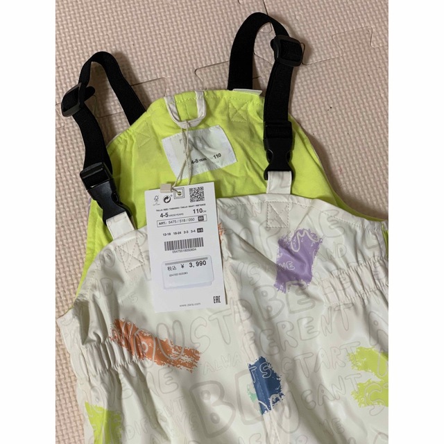 ZARA KIDS(ザラキッズ)のZARA レインウェア　オールインワン　防水　スノー　ラバー　アウトドア　つなぎ キッズ/ベビー/マタニティのキッズ服男の子用(90cm~)(その他)の商品写真