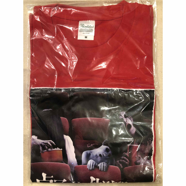 貞子vs加耶子　Tシャツ　Mサイズ　赤・青　新品未使用 メンズのトップス(Tシャツ/カットソー(半袖/袖なし))の商品写真