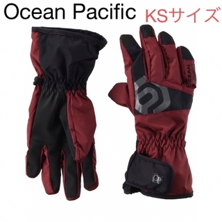 オーシャンパシフィック(OCEAN PACIFIC)のオーシャンパシフィック　グローブ　KSサイズ　レッド(手袋)