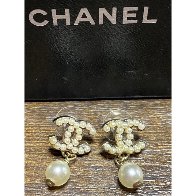 [USED/]CHANEL シャネル ピアス ココマーク ヴィンテージ アルファベット シルバー 99A シルバー  tdc-001948-4d