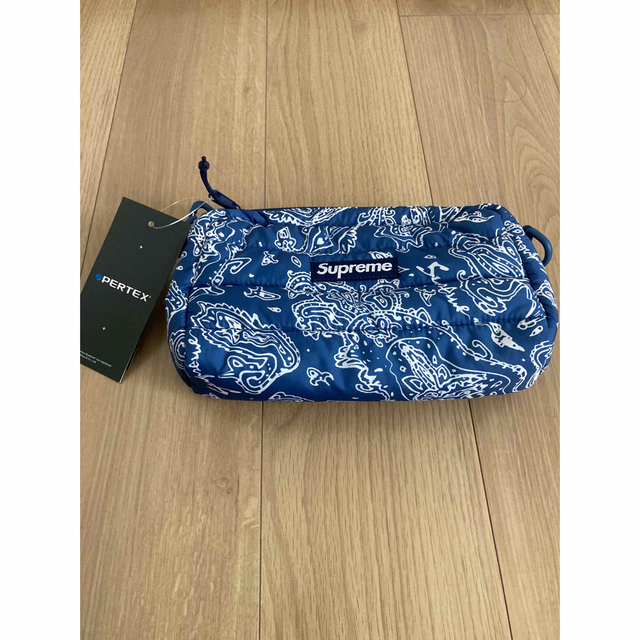最新人気最新人気Supreme Puffer Side Bag Blue Paisley ショルダー