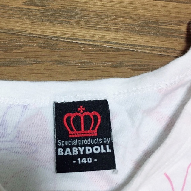 BABYDOLL(ベビードール)のTシャツ　140 ベビードール　ディズニー キッズ/ベビー/マタニティのキッズ服女の子用(90cm~)(Tシャツ/カットソー)の商品写真