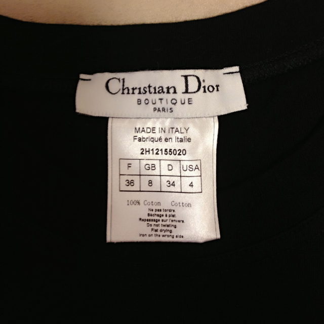 Christian Dior(クリスチャンディオール)の美品ディオールTシャツ レディースのトップス(Tシャツ(半袖/袖なし))の商品写真