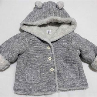 ベビーギャップ(babyGAP)のギャップ　くまみみ　裏ボア　上着　アウター　コート(ジャケット/コート)