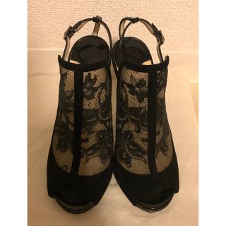 ジミーチュウ(JIMMY CHOO)のジミーチュウ・ハイヒール・パンプス・エナメル×刺繍・サイズ34・新品同様(ハイヒール/パンプス)