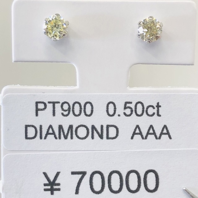 DE-23354 PT900 ピアス ダイヤモンド