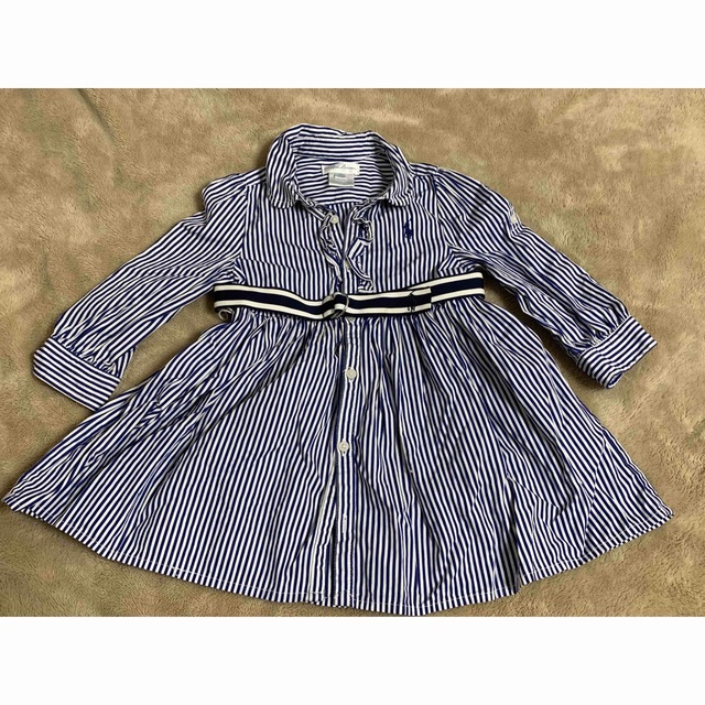 Ralph Lauren(ラルフローレン)のポロ　ラルフローレン　ワンピース　12m キッズ/ベビー/マタニティのベビー服(~85cm)(ワンピース)の商品写真