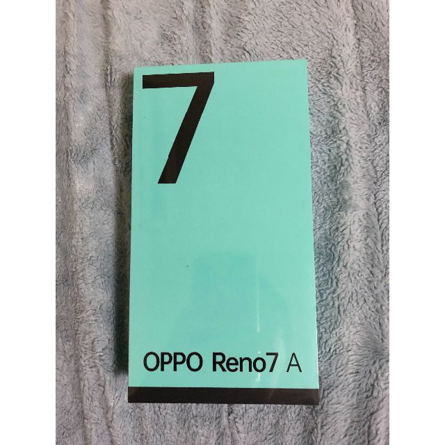 【新品未開封】OPPO Reno7 A SIMフリー ドリームブルースマートフォン/携帯電話