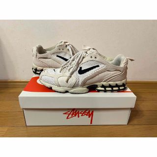 ステューシー(STUSSY)の美品　nike stussy air zoom spiridon スピリドン(スニーカー)