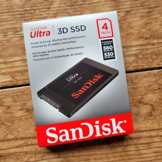 人気が高い SanDisk「Ultra SSD」の4TBが入荷 【SanDisk】『Ultra3D