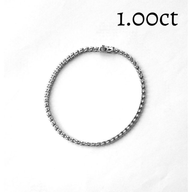 日本限定モデル】 《美品》1.00ct ダイヤテニスブレスレット