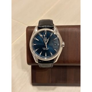 オメガ(OMEGA)のオメガ　アクアテラ　ブルー　41.5mm 007着用モデル(腕時計(アナログ))