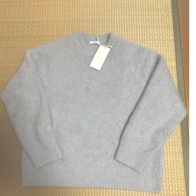 オンライン直売 LIDNM FOX CASHMERE KNIT ICE GRAY sizeS ニット
