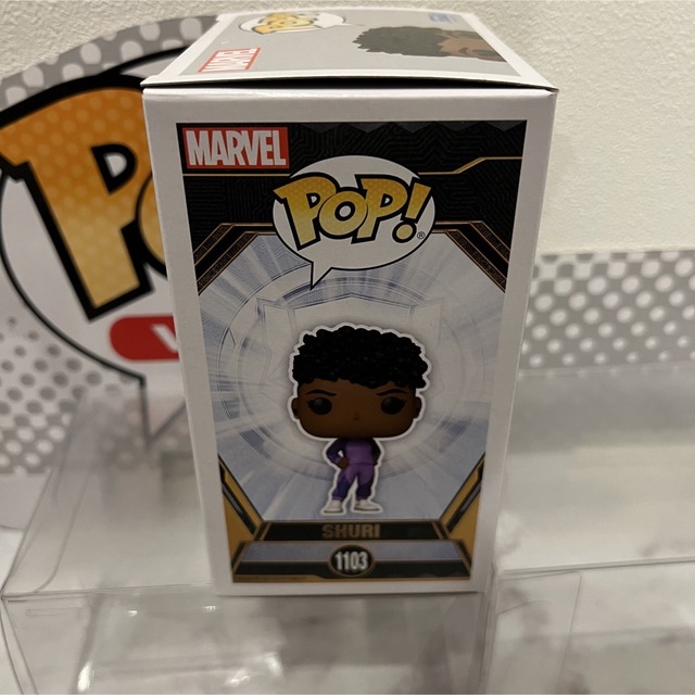 MARVEL(マーベル)のFUNKO POP! マーベル　ブラックパンサー　ワカンダフォーエバー　シュリ エンタメ/ホビーのフィギュア(アメコミ)の商品写真