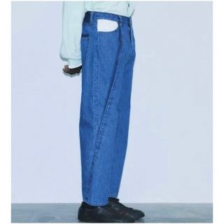 シュタイン(stein)のstein RECONSTRUCTION WIDE DENIM JEANS(デニム/ジーンズ)