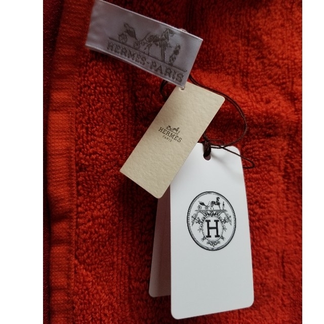 Hermes - 【タグ付き】HERMES エルメス タオル オレンジ フェイス