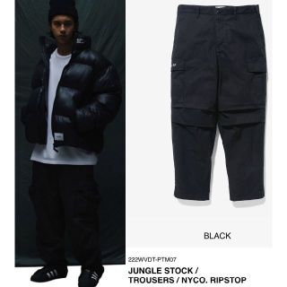 ダブルタップス(W)taps)のBLACK M 22AW WTAPS JUNGLE STOCK / TROUS(ワークパンツ/カーゴパンツ)