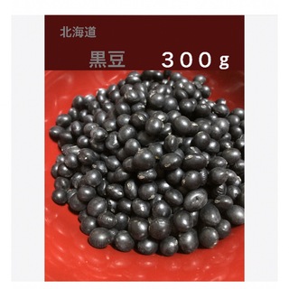 北海道　大粒　黒豆　３００g  自家農園(豆腐/豆製品)
