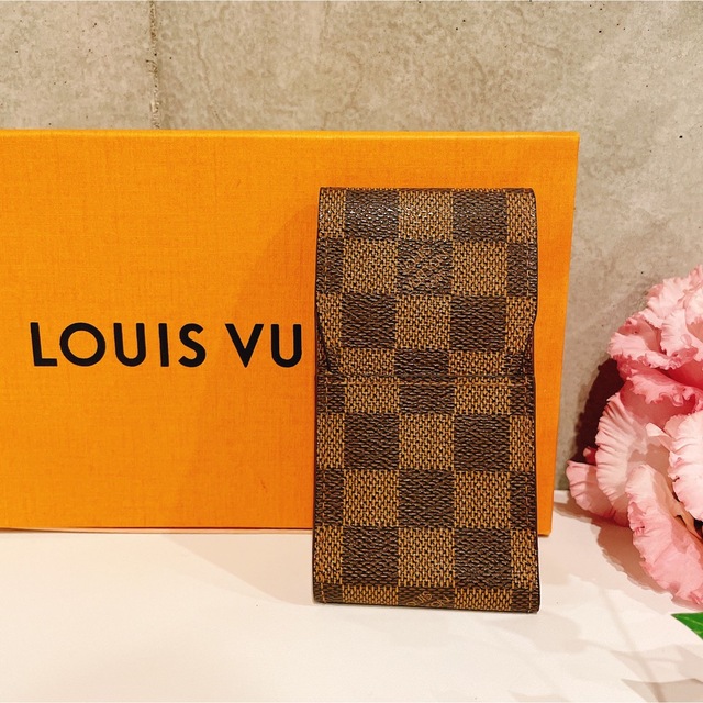 LOUIS VUITTON(ルイヴィトン)のLOUIS VUITTON ルイヴィトン  ダミエ　シガレットケース　タバコ メンズのファッション小物(タバコグッズ)の商品写真