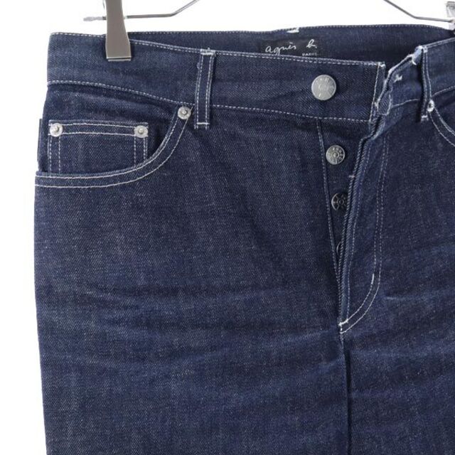 アニエスベー ストレート デニムパンツ 38 F agnes b. ボタンフライ メンズ 【中古】 【221226】