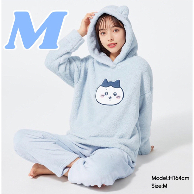ちいかわ ハチワレ SPAO もこもこ パジャマ S 韓国限定-