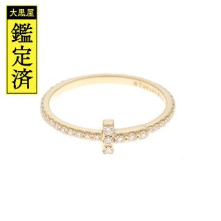 ティファニー(Tiffany & Co.)のティファニー Tワイヤーバンドリング  YG/D/1.2g/8号【434】(リング(指輪))