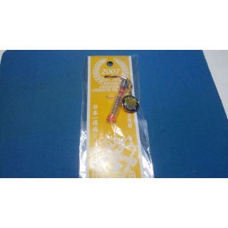 ☆中日ドラゴンズ（承認品）/2007日本一達成☆パイプストラップピンク(記念品/関連グッズ)