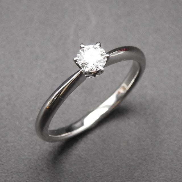 〔正規品〕4℃ PT950 D0.25ct リング G/VS1/3EX 11号