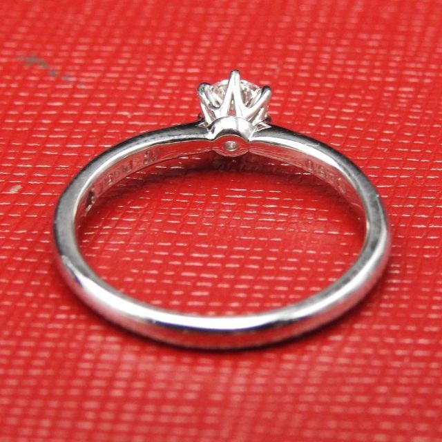 〔正規品〕4℃ PT950 D0.25ct リング G/VS1/3EX 11号 6