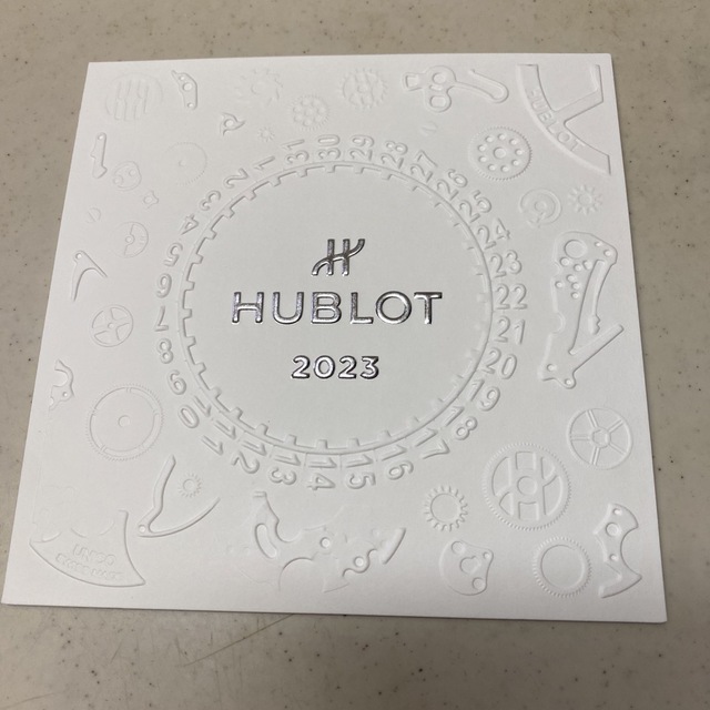 HUBLOT(ウブロ)のウブロクリスマスカード インテリア/住まい/日用品のインテリア小物(その他)の商品写真