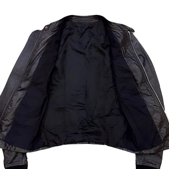 Rick Owens(リックオウエンス)のリックオウエンス レザー ライダースジャケット 20-22112615 メンズのジャケット/アウター(レザージャケット)の商品写真