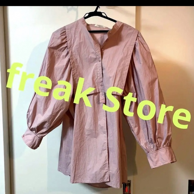 FREAK'S STORE(フリークスストア)のフリークストア　ブラウス　ピンク　シャツ　トップス レディースのトップス(シャツ/ブラウス(長袖/七分))の商品写真
