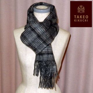 タケオキクチ(TAKEO KIKUCHI)のタケオキクチ TAKEO KIKUCHI カシミヤ100％マフラー(マフラー)